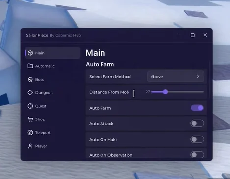 Copernix Hub Sailor Piece - Auto Farm, Kill Aura & Fast Attack