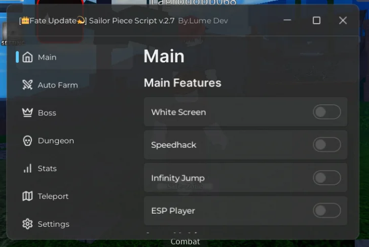 Lume Hub Script Sailor Piece - Auto Farm, Haki Conqueror