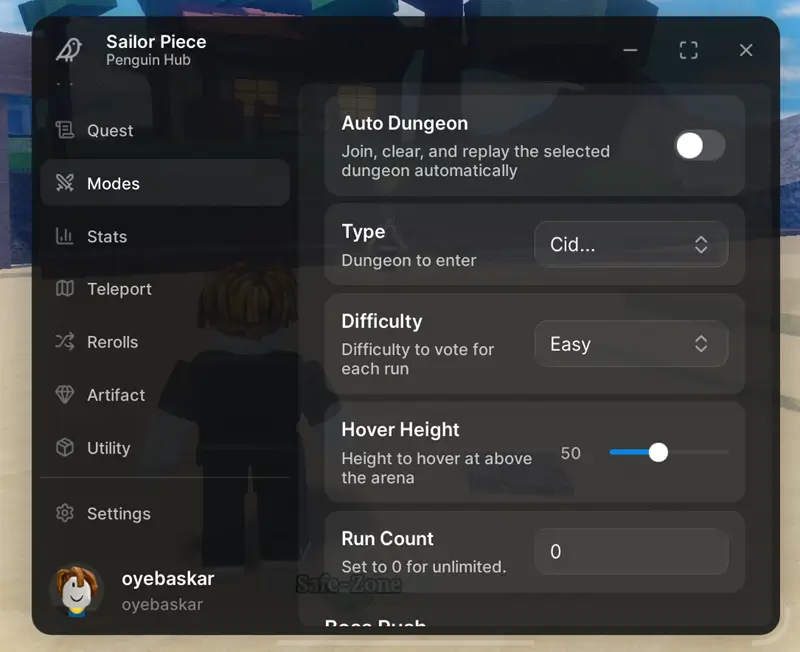 Penguin Hub Sailor Piece Script [No Key] - Auto Quest, Auto Dungeon